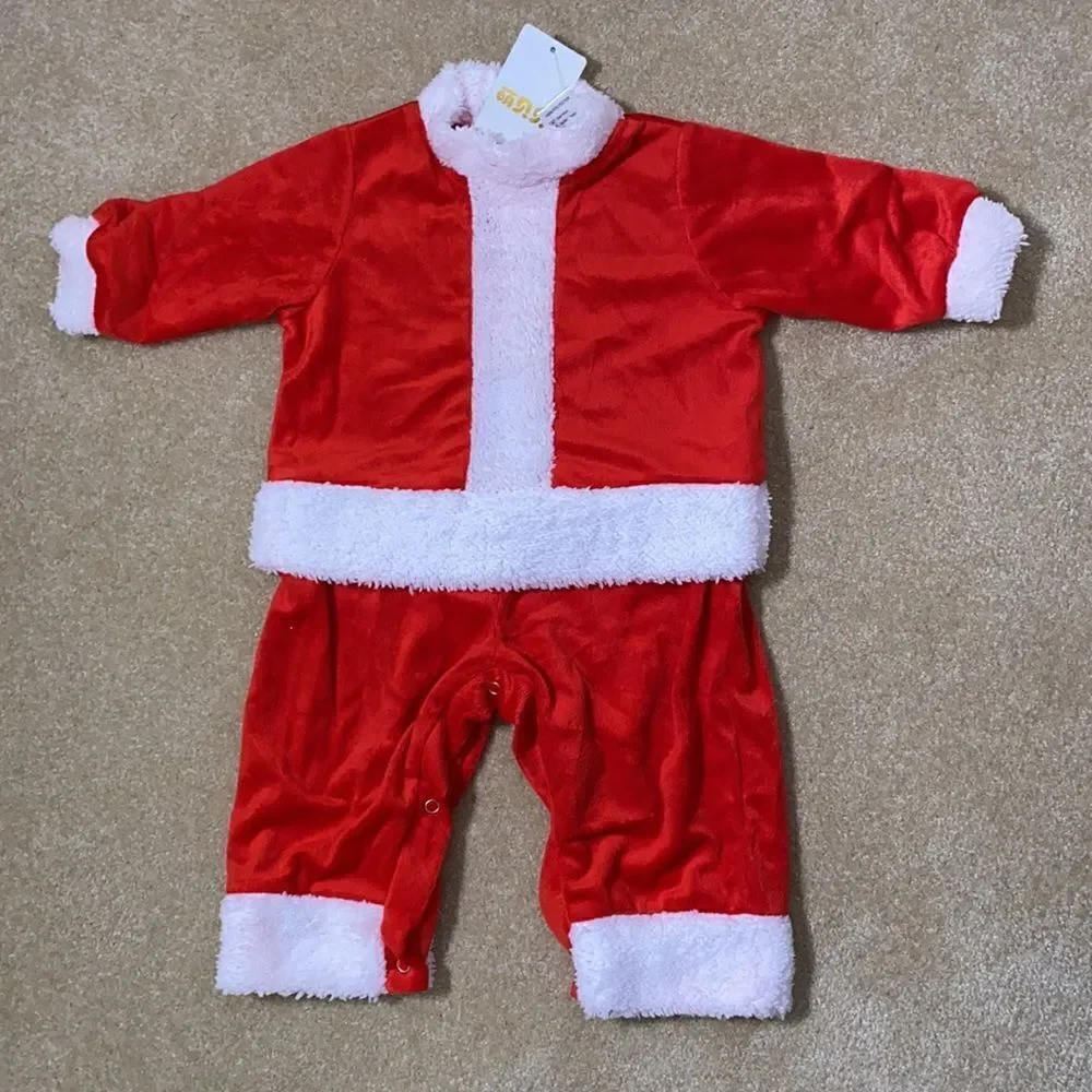 Infant Santa Costume NWT 12 months
